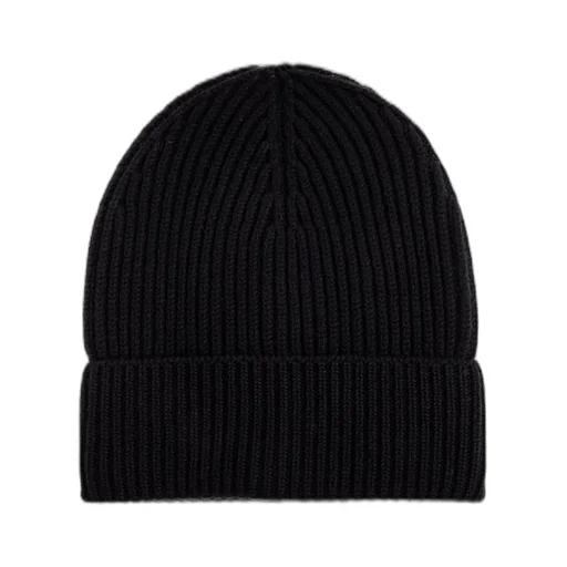 Turn-Up Brim Knitted Beanie