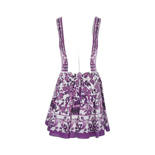 Majolica Printed Sleeveless Mini Dress