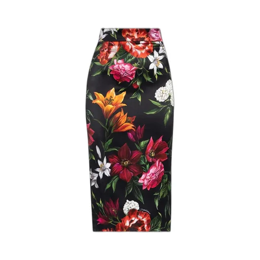 Floral Printed Midi Skirt