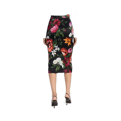 Floral Printed Midi Skirt