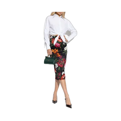Floral Printed Midi Skirt