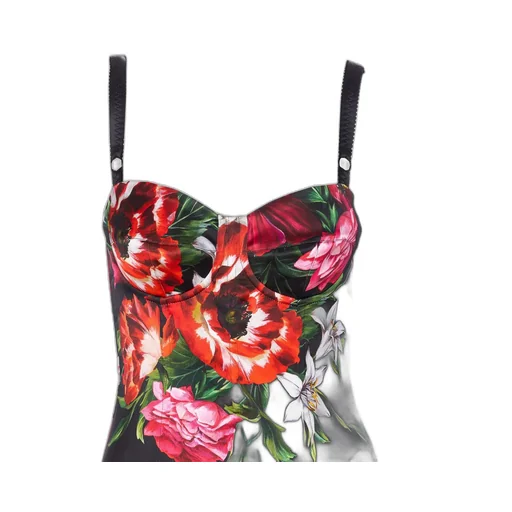 Floral Printed Sleeveless Midi Dress