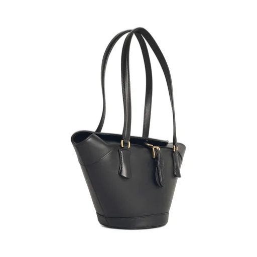 Buckle Detailed Shoulder Bag