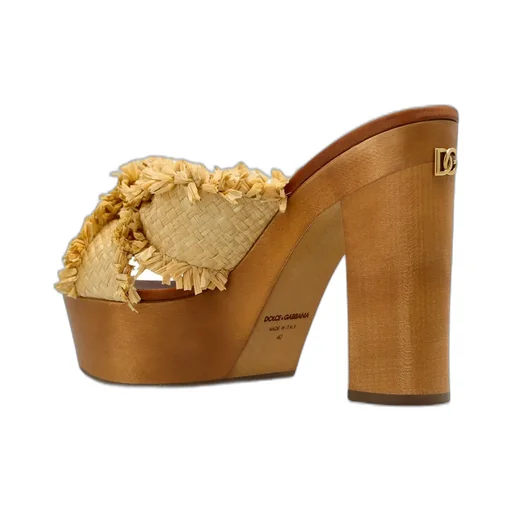Frayed Wedge Sandals