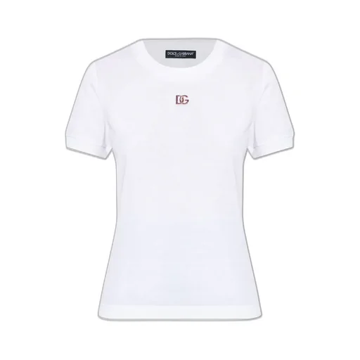 Dg Logo Plaque Crewneck T-Shirt
