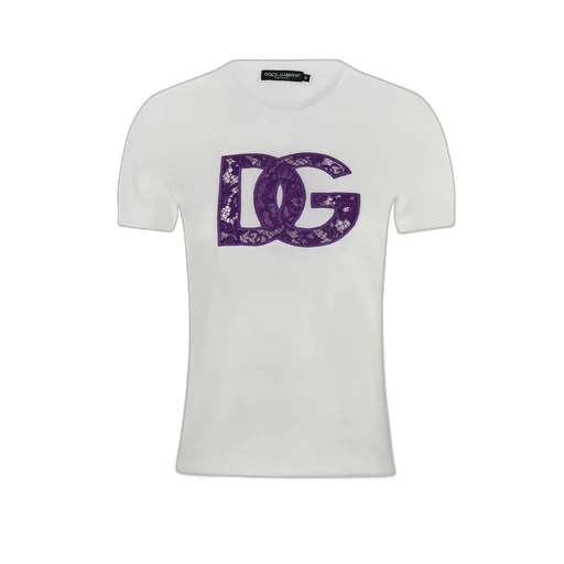 Lace Inlay Jersey T-Shirt