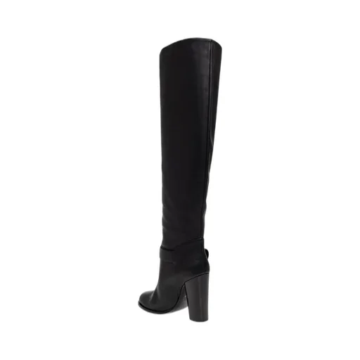 Buckle Detailed Heeled Boots