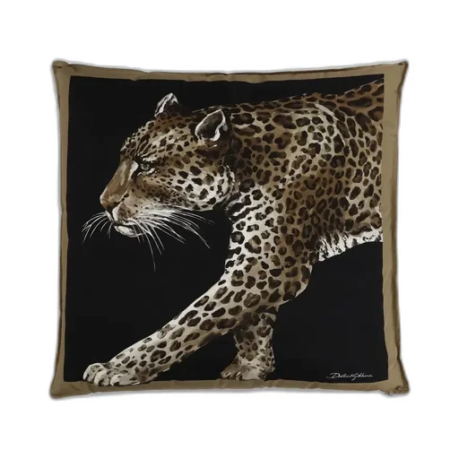 Leopard Printed Medium Cushion