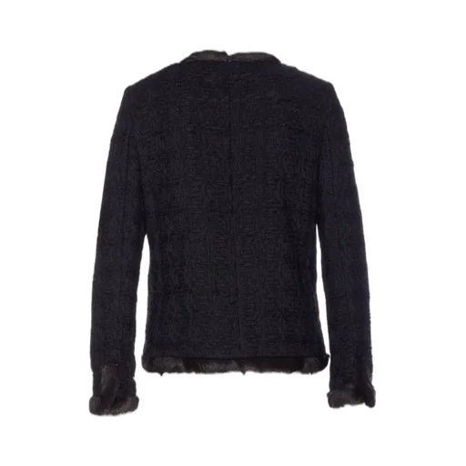 Single-Breasted Tweed Jacket