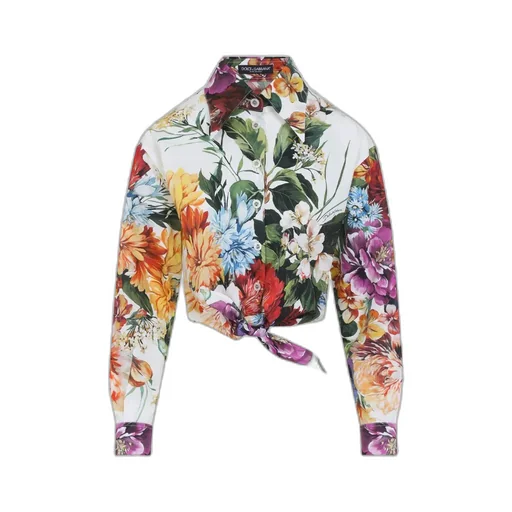 Floral Printed Cropped Blouse
