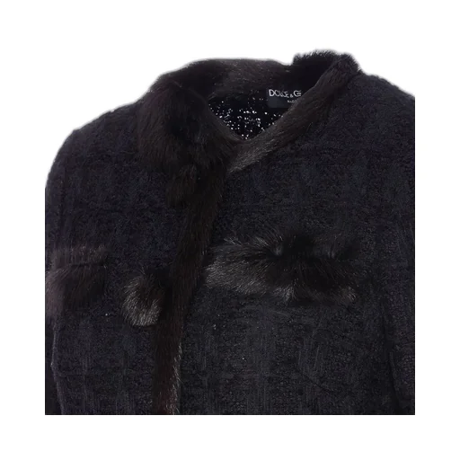Single-Breasted Tweed Jacket