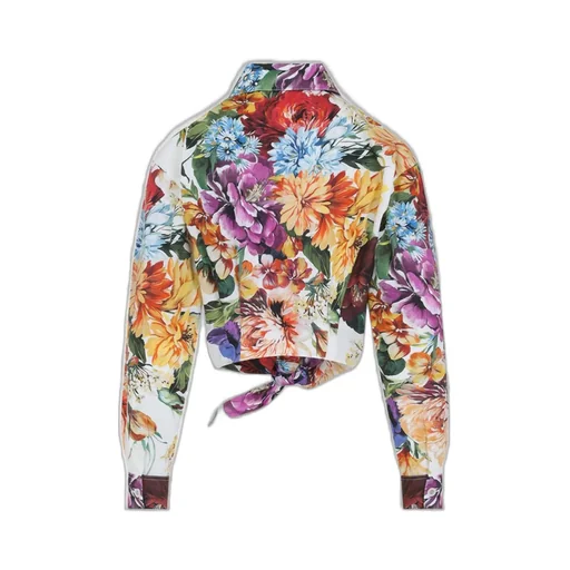 Floral Printed Cropped Blouse