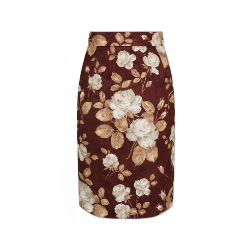 Floral Printed Midi Skirt