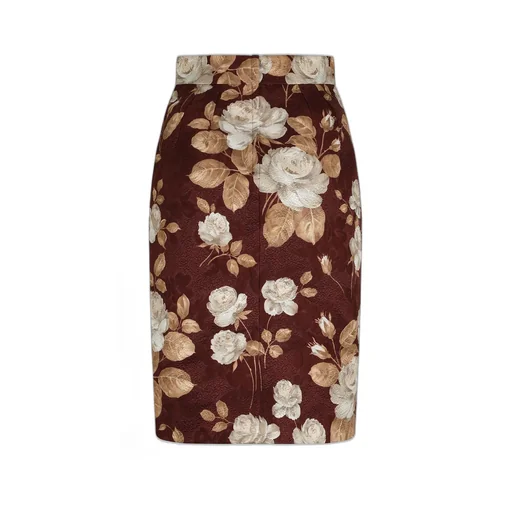 Floral Printed Midi Skirt