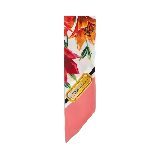 Floral Printed Pointed Tip Scarf
