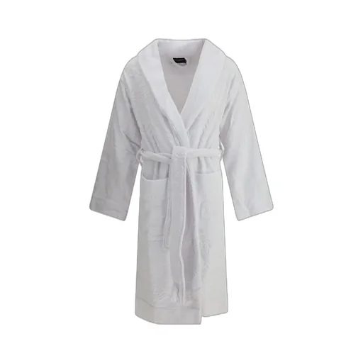 Logo Jacquard Terry Bathrobe