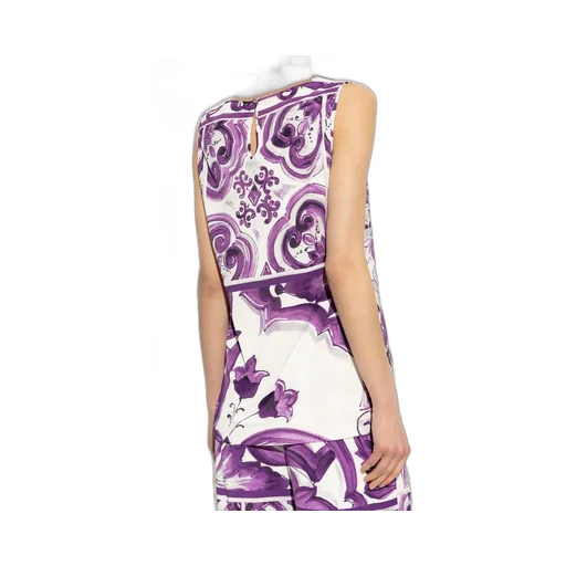 Graphic Printed Sleeveless Top