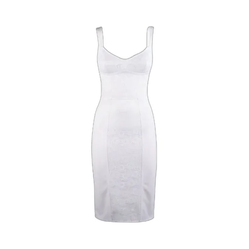 Lace Pattern Fitted Dress