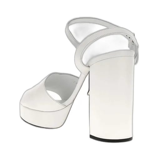 Dg Logo Platform Sandals