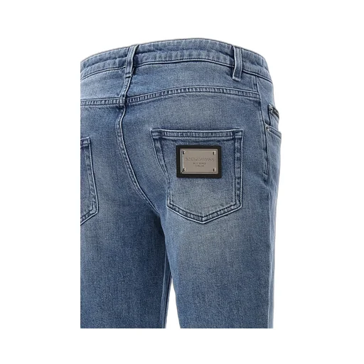 Logo Plaque Bootcut Jeans