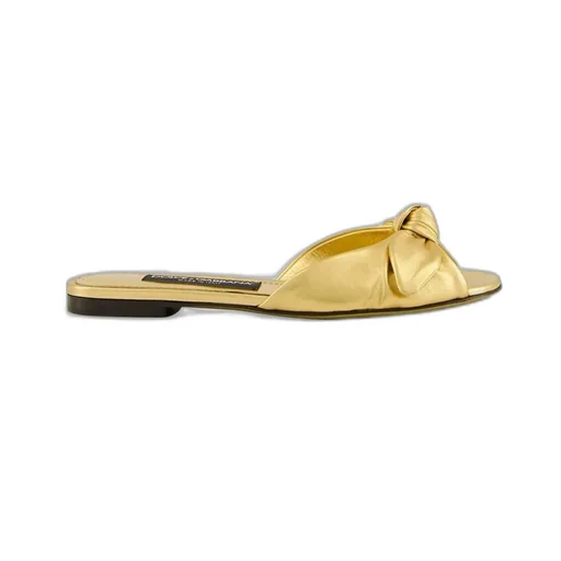 Bow Detailed Flat Slippers
