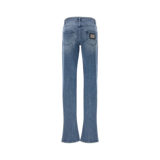 Logo Plaque Bootcut Jeans