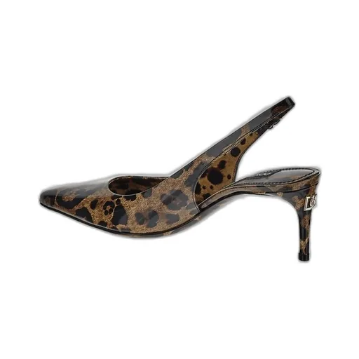 Leopard Printed Slingback Pumps