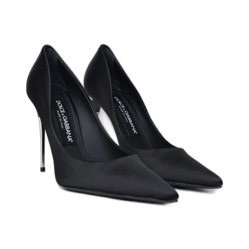 Logo Lettering Pointed Toe Pumps