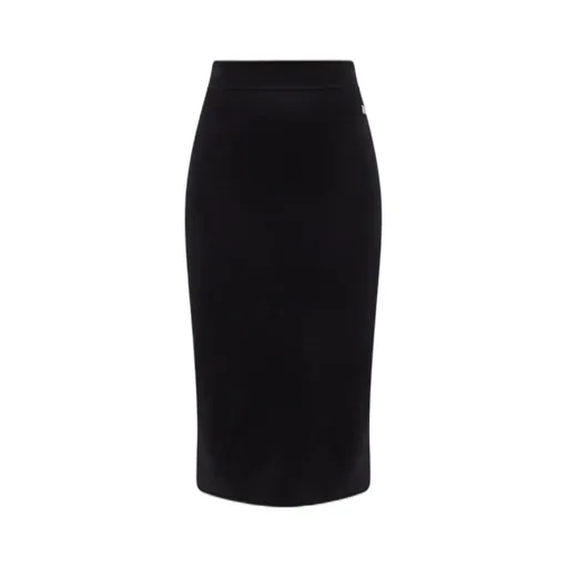 Dg Plaque Knit Pencil Skirt