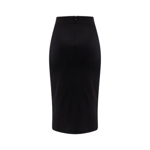 Dg Plaque Knit Pencil Skirt