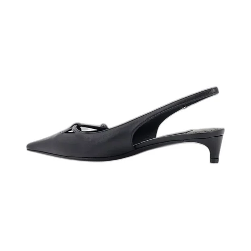 Dg Logo Plaque Slingback Pumps