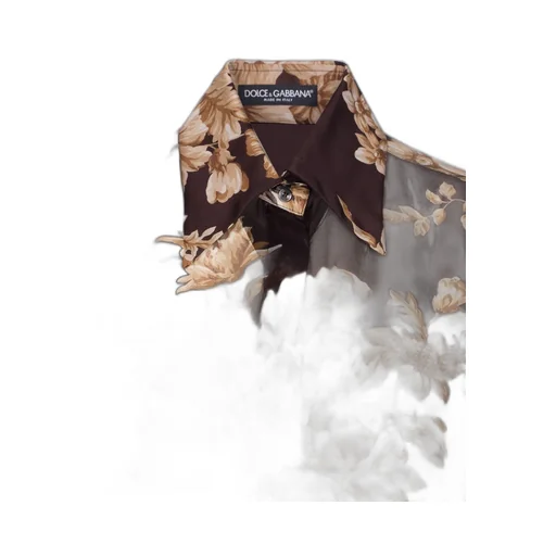 Rose Printed Chiffon Shirt