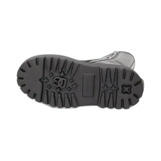 Logo Plate Lace-Up Boots
