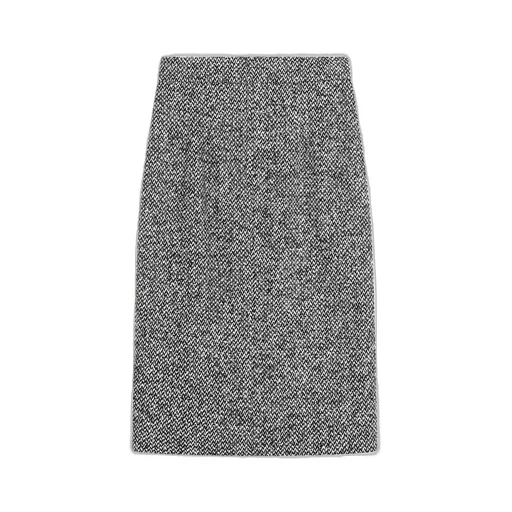 Dotted Sheath Skirt