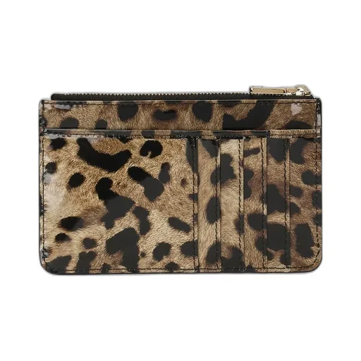 Leopard Print Medium Card Holder