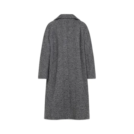Long Chevron Coat