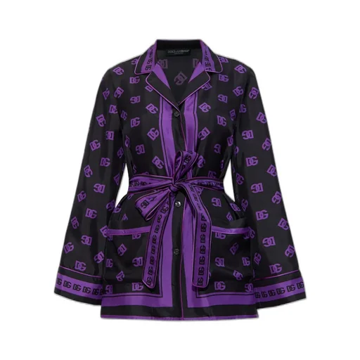 Dg All-Over Printed Twill Vanity Shirt