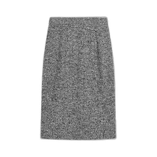 Dotted Sheath Skirt
