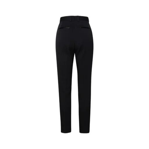High-Waist Gabardine Cigarette Pants