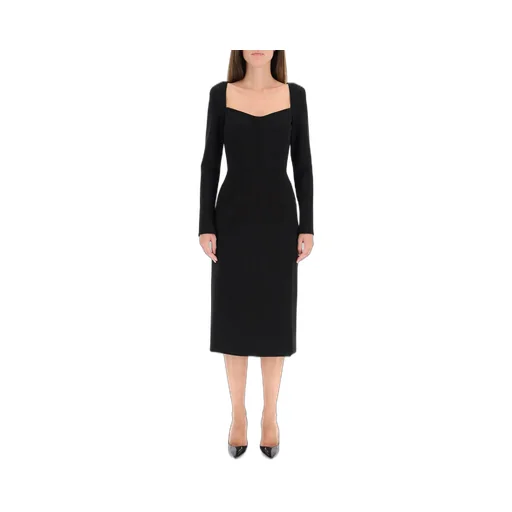 Fitted Long-Sleeve Dress