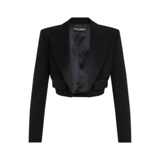 Gabardine Spencer Tuxedo Jacket