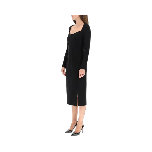 Fitted Long-Sleeve Dress