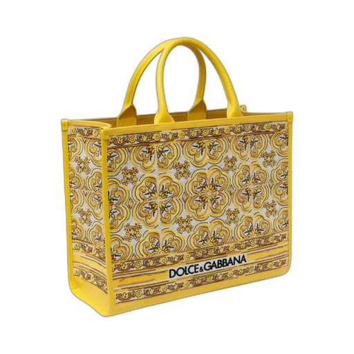 Dolce & Gabbana Medium Logo Embroidered Shopper Bag