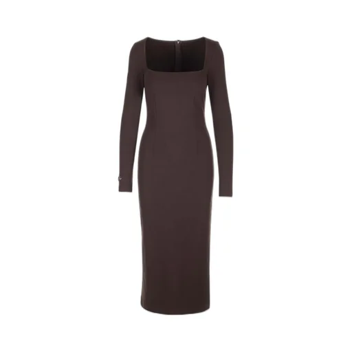Square Neck Midi Dress