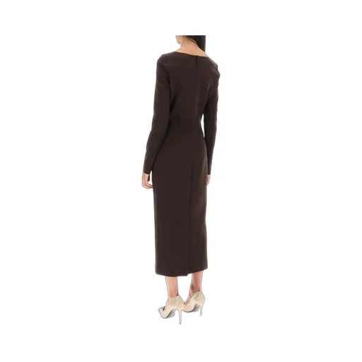 Square Neck Midi Dress