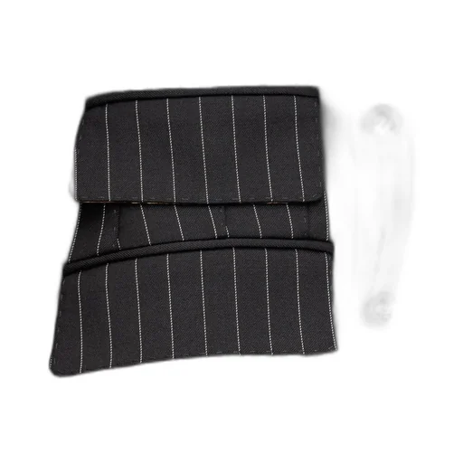 Striped Double-Breasted Tailored Blazer