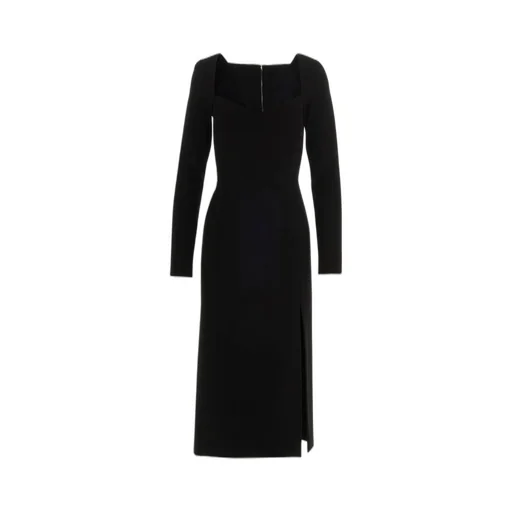 Fitted Long-Sleeve Dress