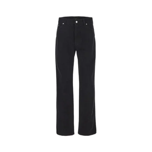 Logo Plaque Wide-Leg Jeans