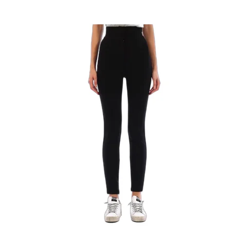 High-Waisted Slim-Fit Trousers
