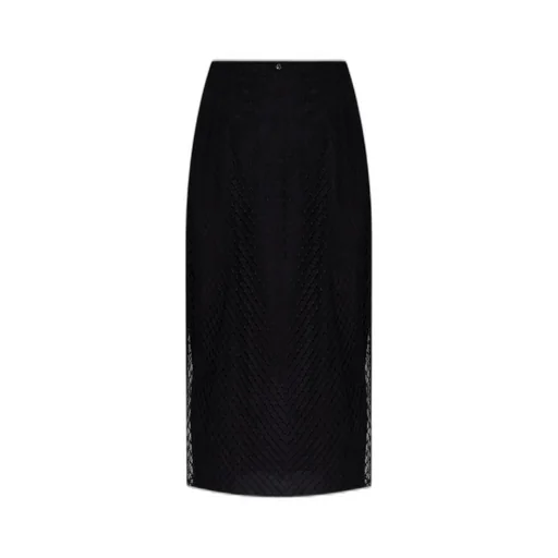 Mesh Pencil Skirt